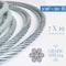 Laureola Industries 3/16" Stainless Steel Type 7x19 Aircraft Cable Wire Rope Grade 304- 50 ft ZAG316-SS304-719-50 - alternate 3
